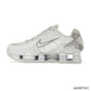 Shox TL White Metallic Silver Max Orange Shoes Sneakers - nk0003941 image 1