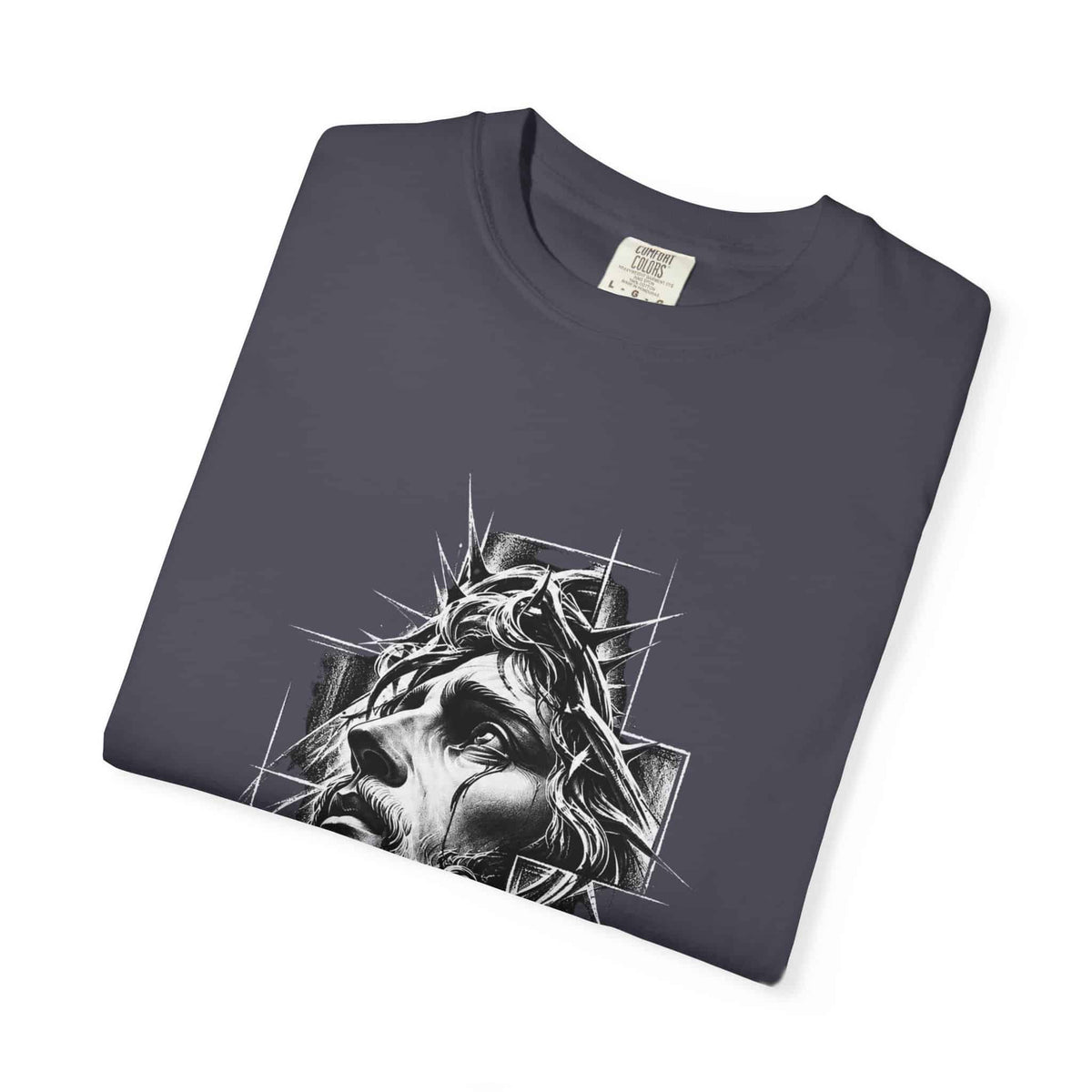 Crown of Faith 2 Unisex Garment-Dyed T-shirt image 101