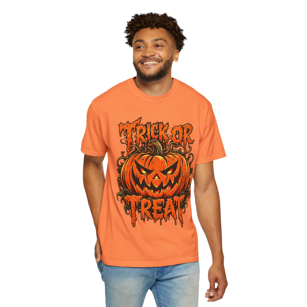 Trick or Treat Unisex Garment-Dyed T-shirt image 17