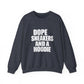 Graphic Print Crewneck Sweatshirt - POD0036 image 24