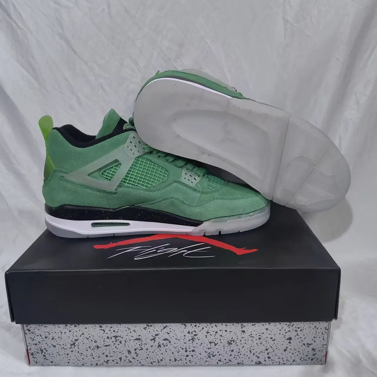 AJ 4 Wahlburgers PE Shoes Sneakers – nk0004106 image 9