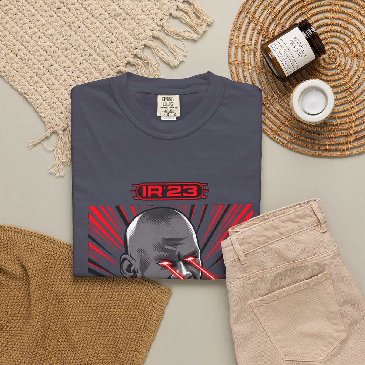 Graphic Print  Unisex Garment-Dyed T-shirt - POD0033 image 59