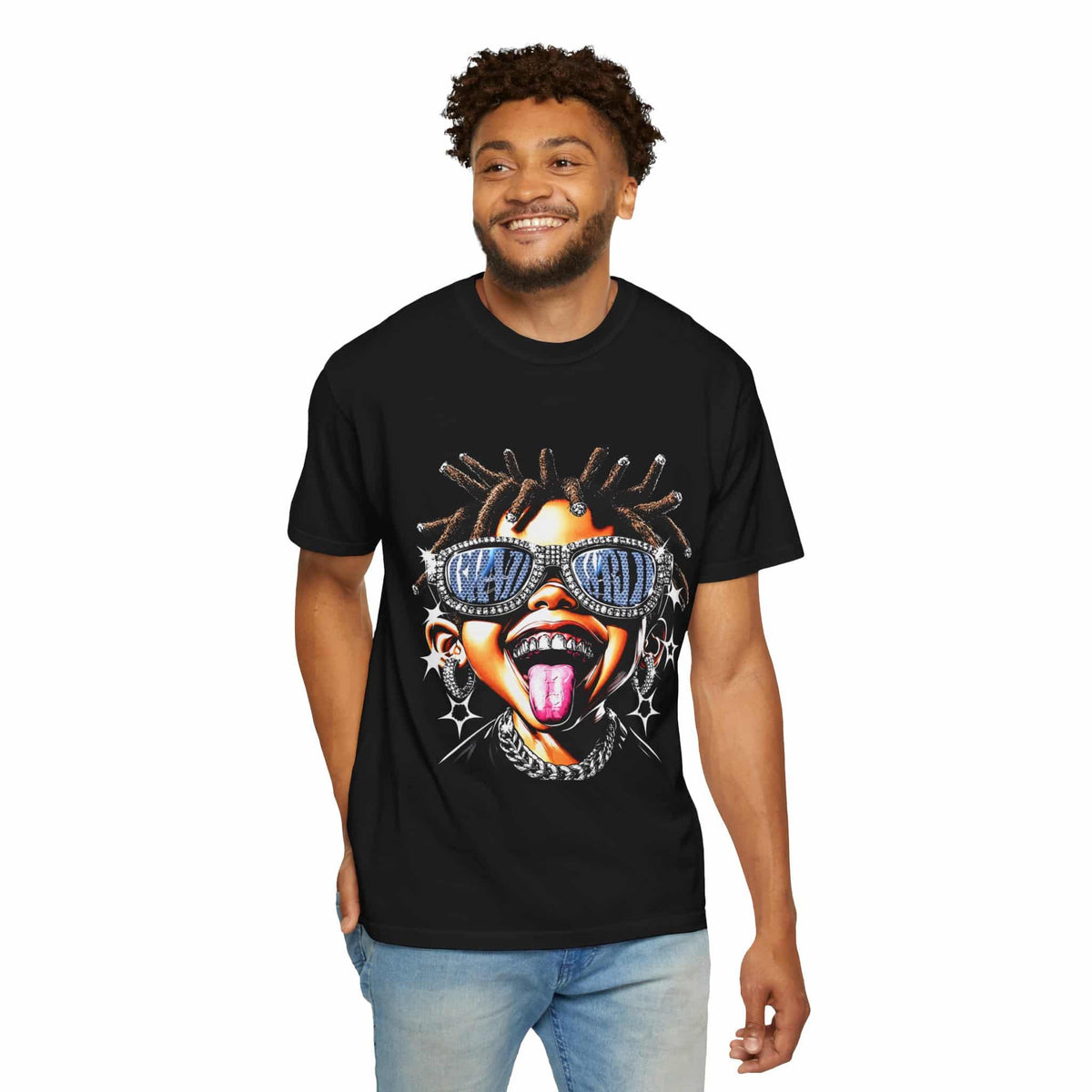 Diamond Drip Unisex Garment-Dyed T-shirt image 5