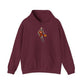 Halloween Basketball Hooded Sweatshirt - S, Maroon image