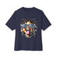 Diamond Drip Unisex Oversized Boxy Tee - Navy, L image
