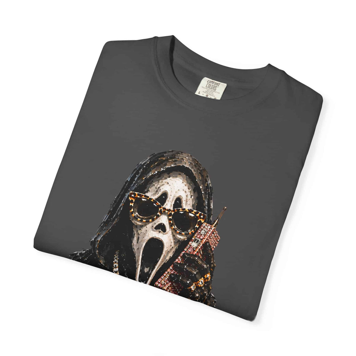 Halloween Ghostface Unisex Garment-Dyed T-shirt image 86