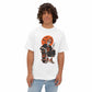 Retro Skater Skeleton Halloween Unisex Oversized Boxy Tee image 38