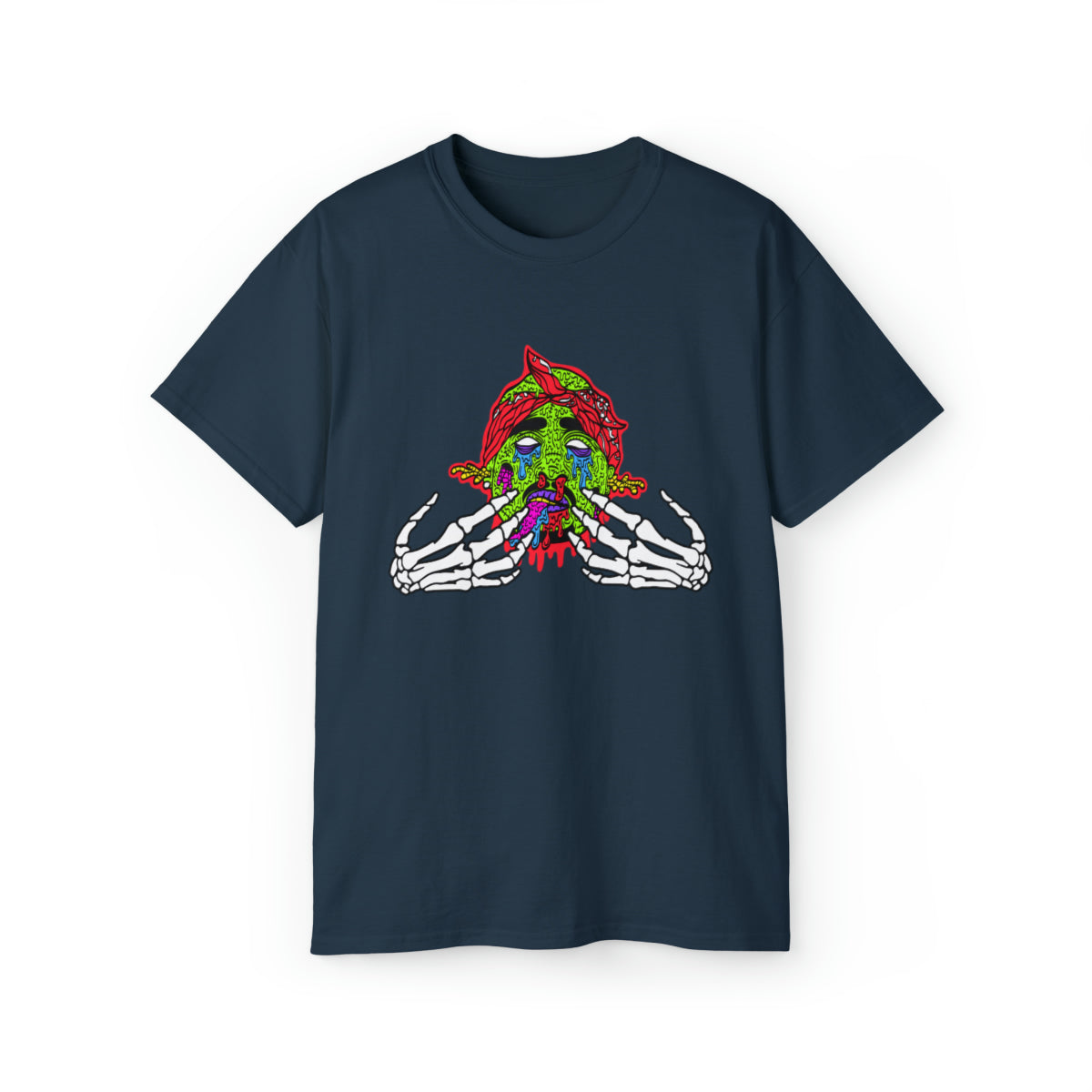 2Pac Monster  T-Shirt - Blue Dusk, XL image