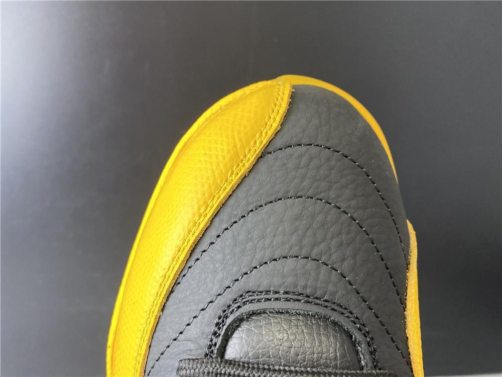 AJ 12 Retro Black University Gold Shoes Sneakers - nk0000758 image 5