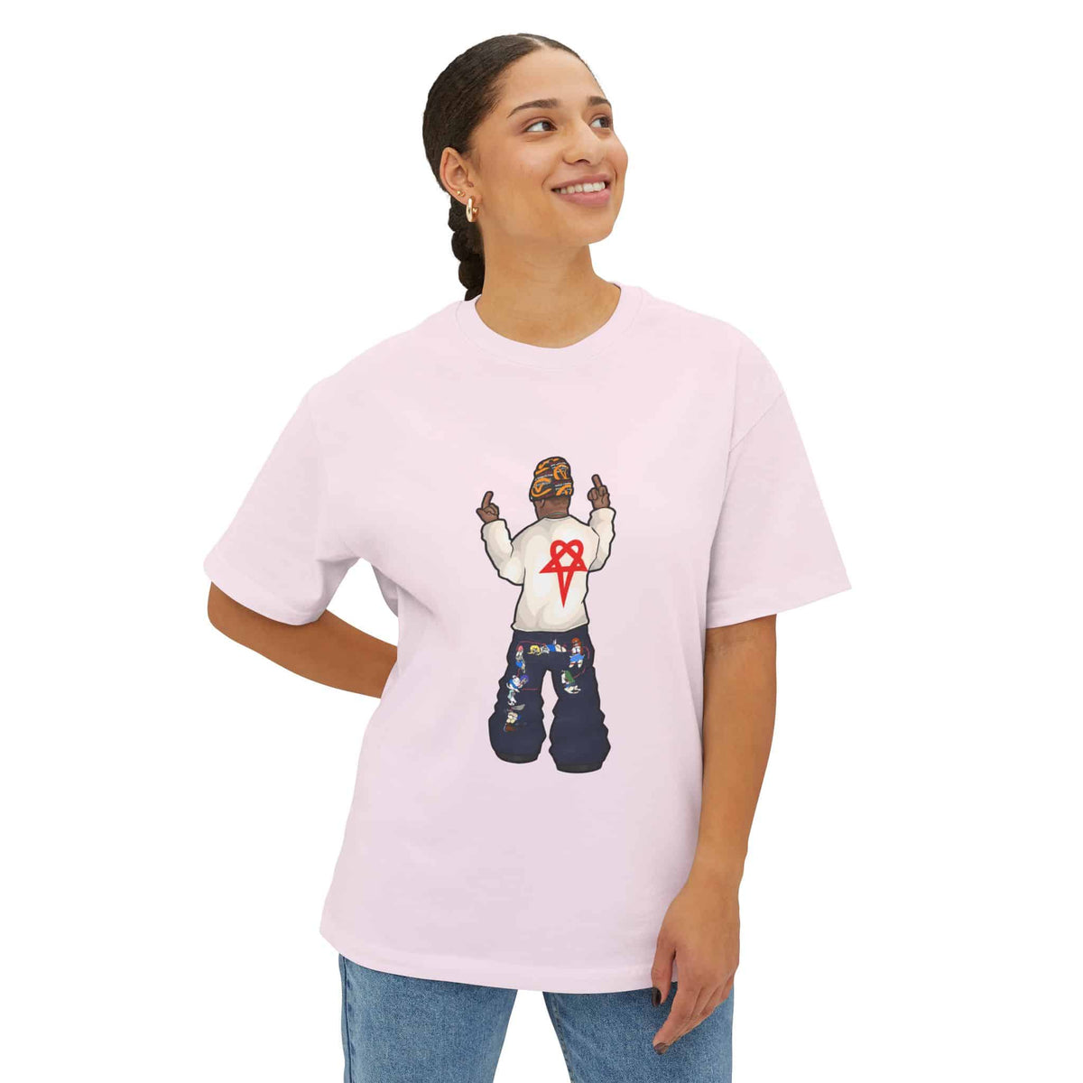 Rebel Attitude Unisex Oversized Boxy Tee image 9