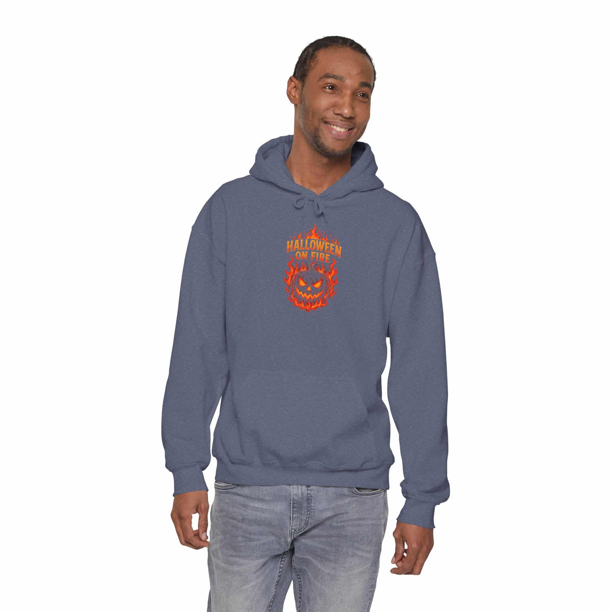 Halloween on Fire Hooded Sweatshirt image 84