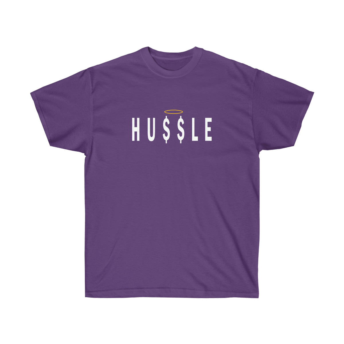 Hussle Halo Men T-shirt - Purple, M image