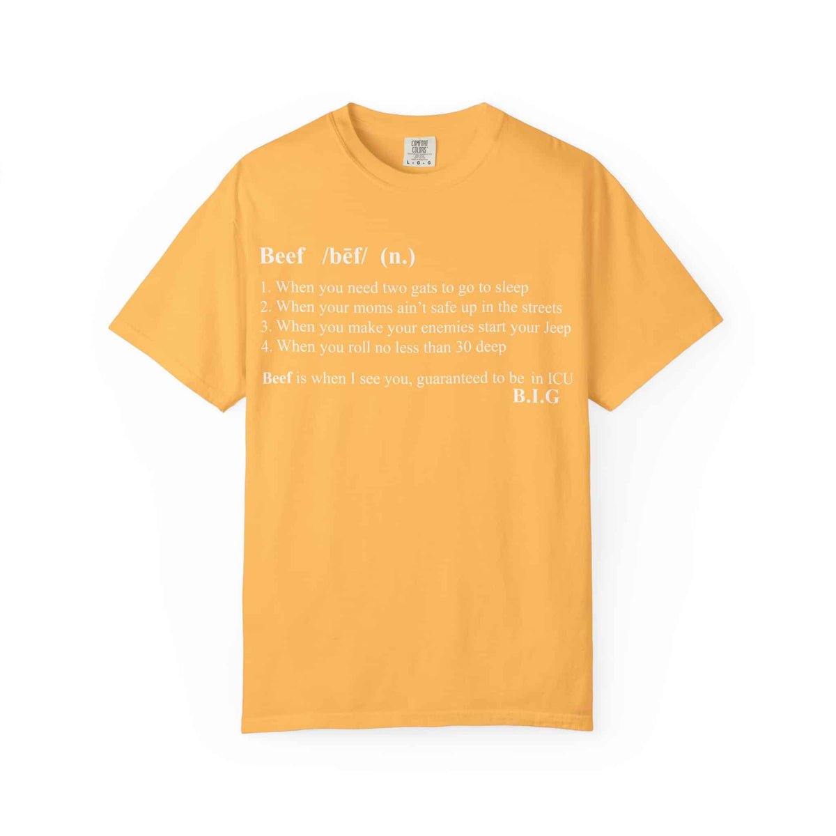 Beef Definition Unisex Garment-Dyed T-shirt image