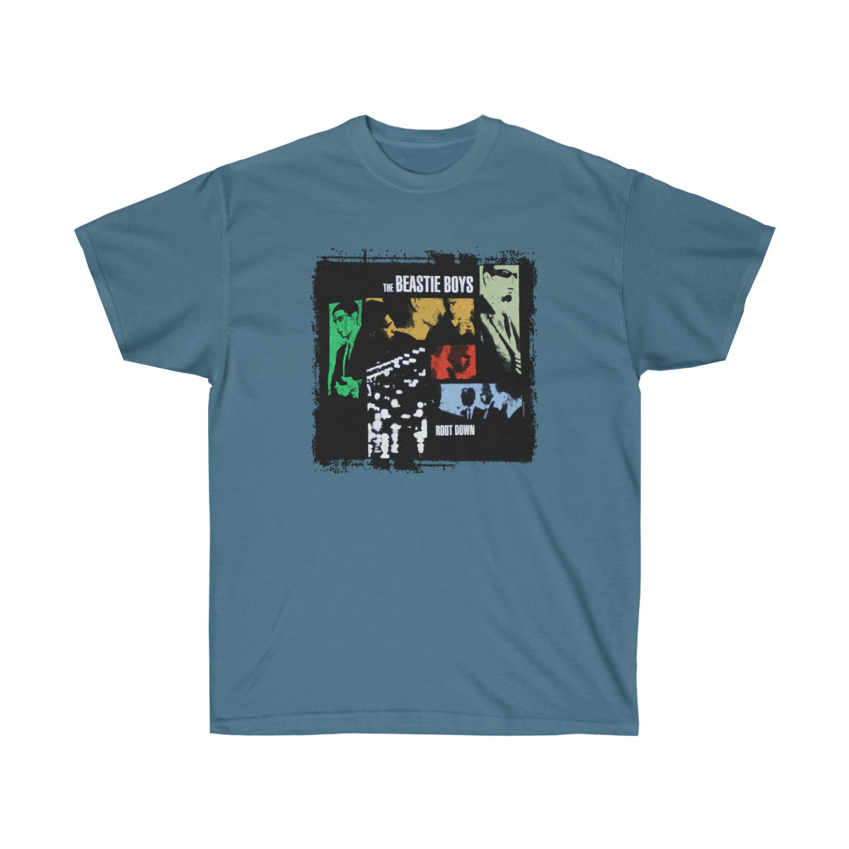 The Beasite Boys Root Down Men T-Shirt - Indigo Blue, 2XL image