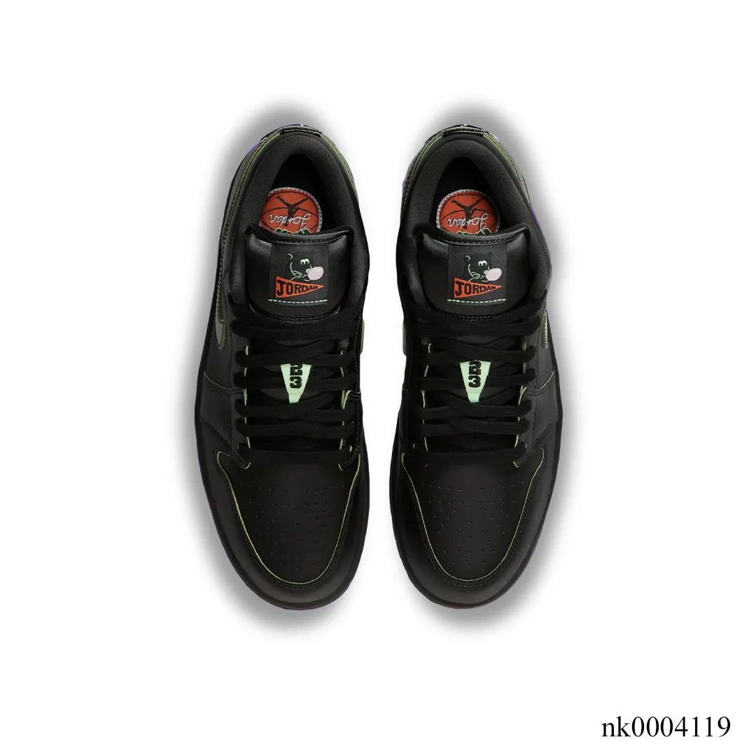 AJ 1 Low Black Cat Shoes Sneakers - nk0004119 image 3