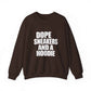 Graphic Print Crewneck Sweatshirt - POD0036 image 12
