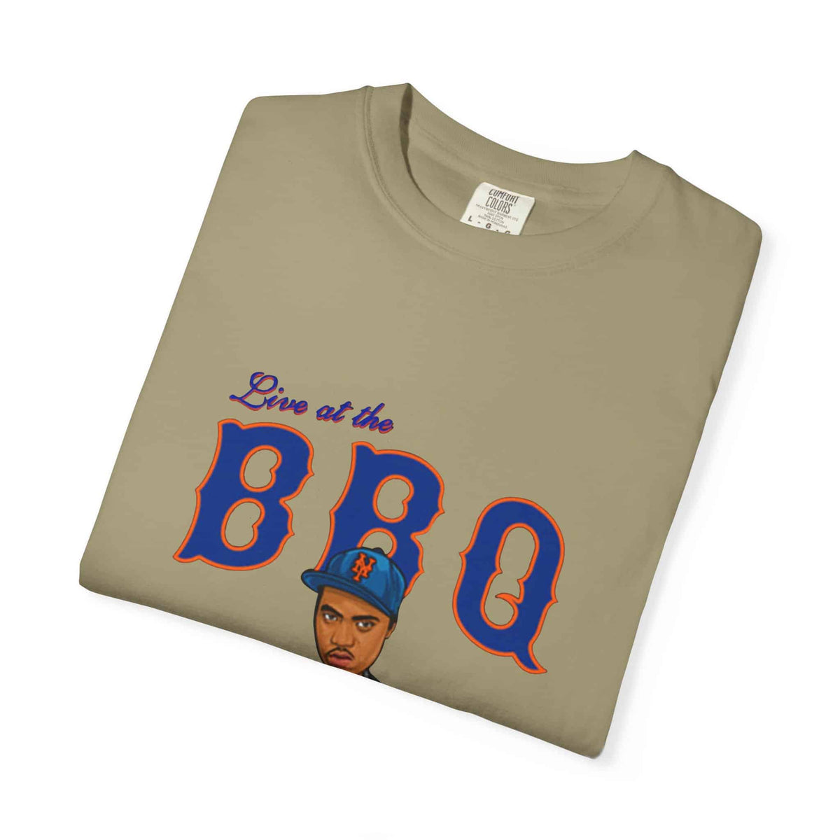 Rap Nas Live At The BBQ Unisex Garment-Dyed T-shirt image 42