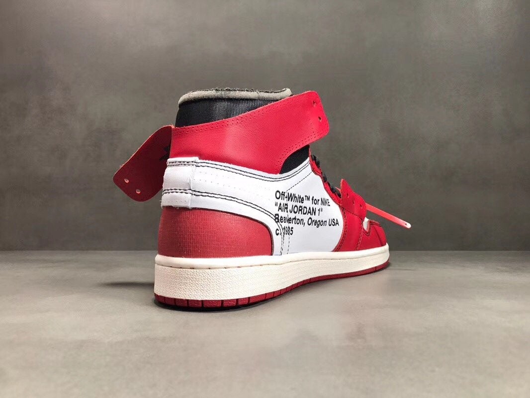 OW x Air Jordan 1 High Chicago Shoes Sneakers – nk000011 image 8