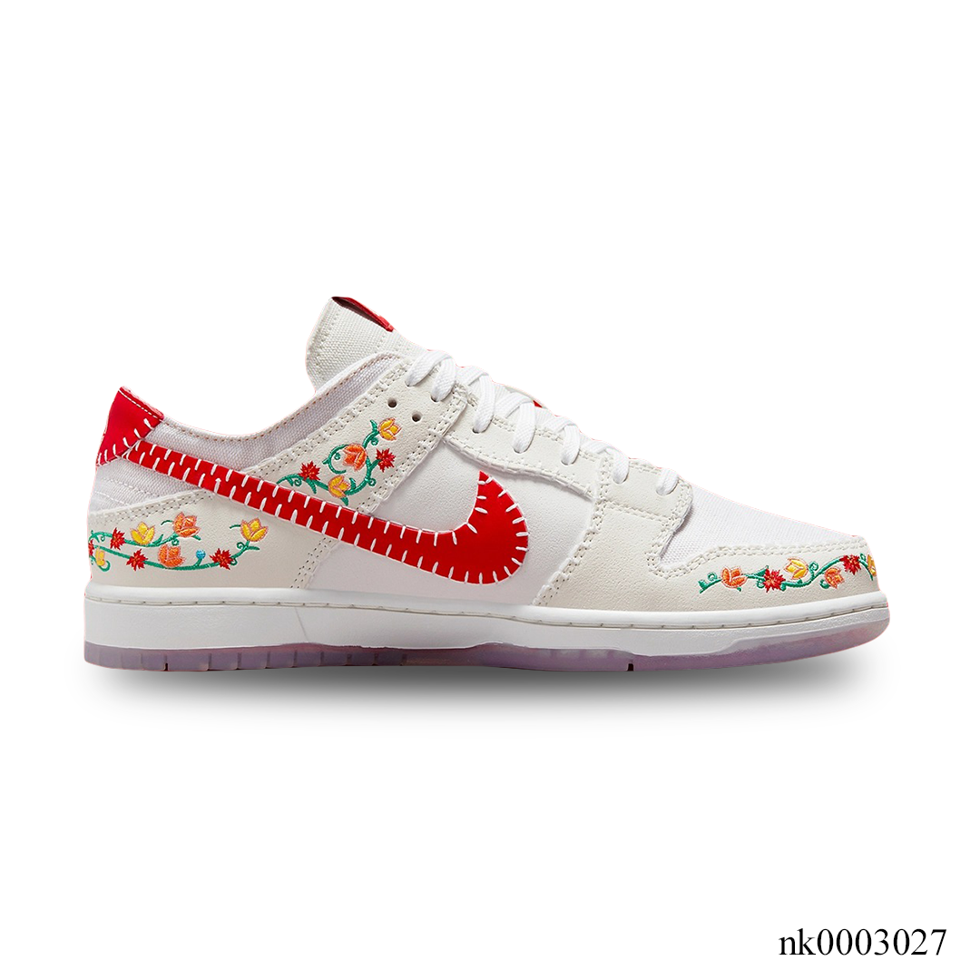 SB Dunk Low Decon N7 Opti Yellow University Red Shoes Sneakers - nk0003027 image