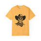 Outlaw Skull Unisex Garment-Dyed T-shirt image