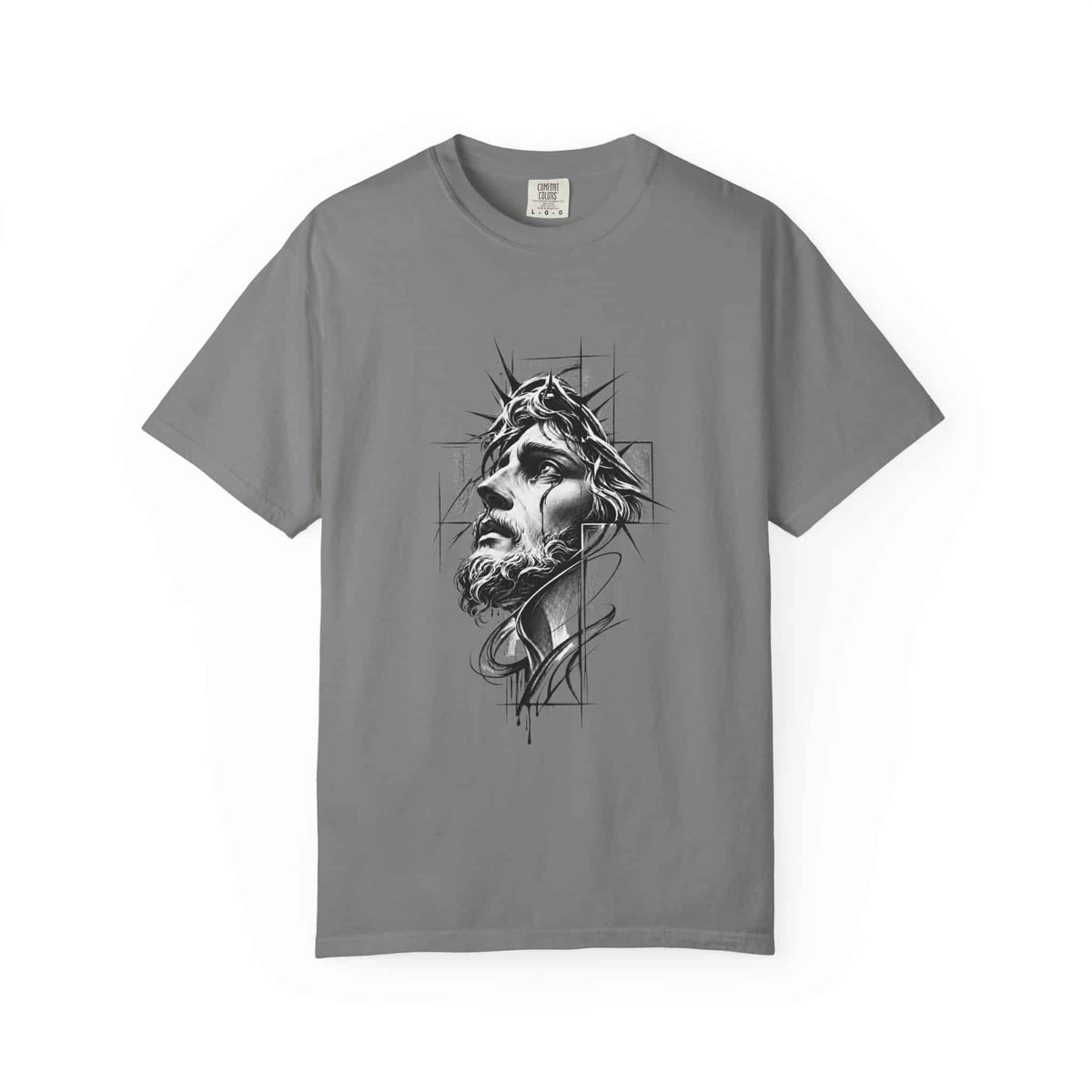Crown of Faith 1 Unisex Garment-Dyed T-shirt image