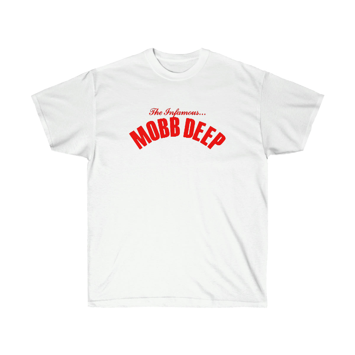 Infamous Red Men T-Shirt - White, M image