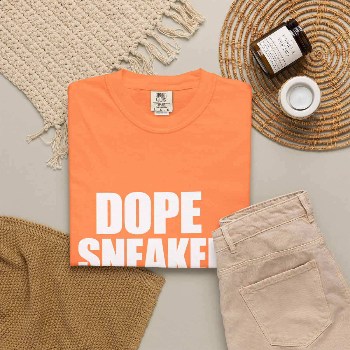 Graphic Print  Unisex Garment-Dyed T-shirt - POD0036 image 7