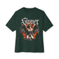 Sinner’s Flame Unisex Oversized Boxy Tee - Forest, XL image