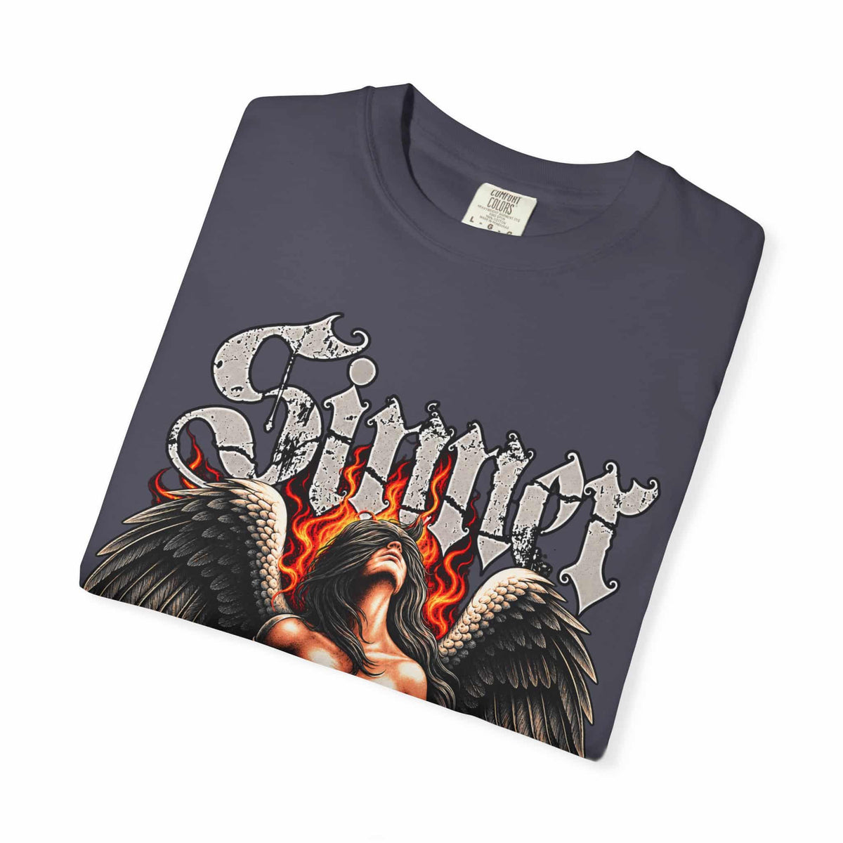 Sinner’s Flame Unisex Garment-Dyed T-shirt image 86