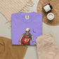Halloween Basketball Unisex Garment-Dyed T-shirt image 45