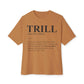 Trill Definition Unisex Oversized Boxy Tee - Toast, 2XL image
