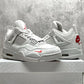 Nigel Sylvester x AJ 4 White Grey Mamba Shoes Sneakers - nk0004677 image 4