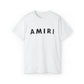 AMR Logo Print T-Shirt - White, 4XL image