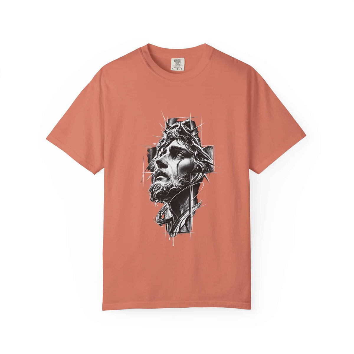 Crown of Faith 2 Unisex Garment-Dyed T-shirt image