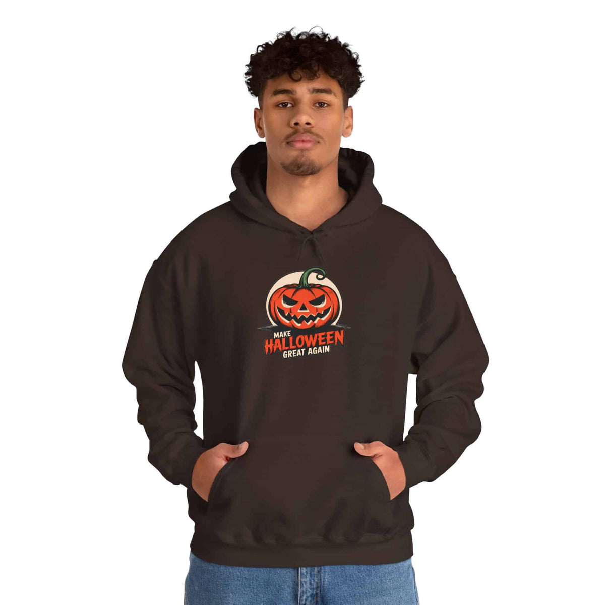 Make Halloween Great Again Hooded Sweatshirt image 33