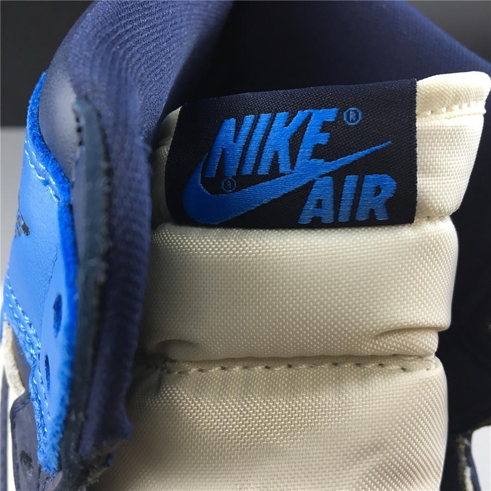 AJ 1 Retro High Obsidian UNC Shoes Sneakers - nk0000293 image 11