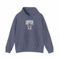 Gangster Mask Hooded Sweatshirt - 3XL, Heather Navy image