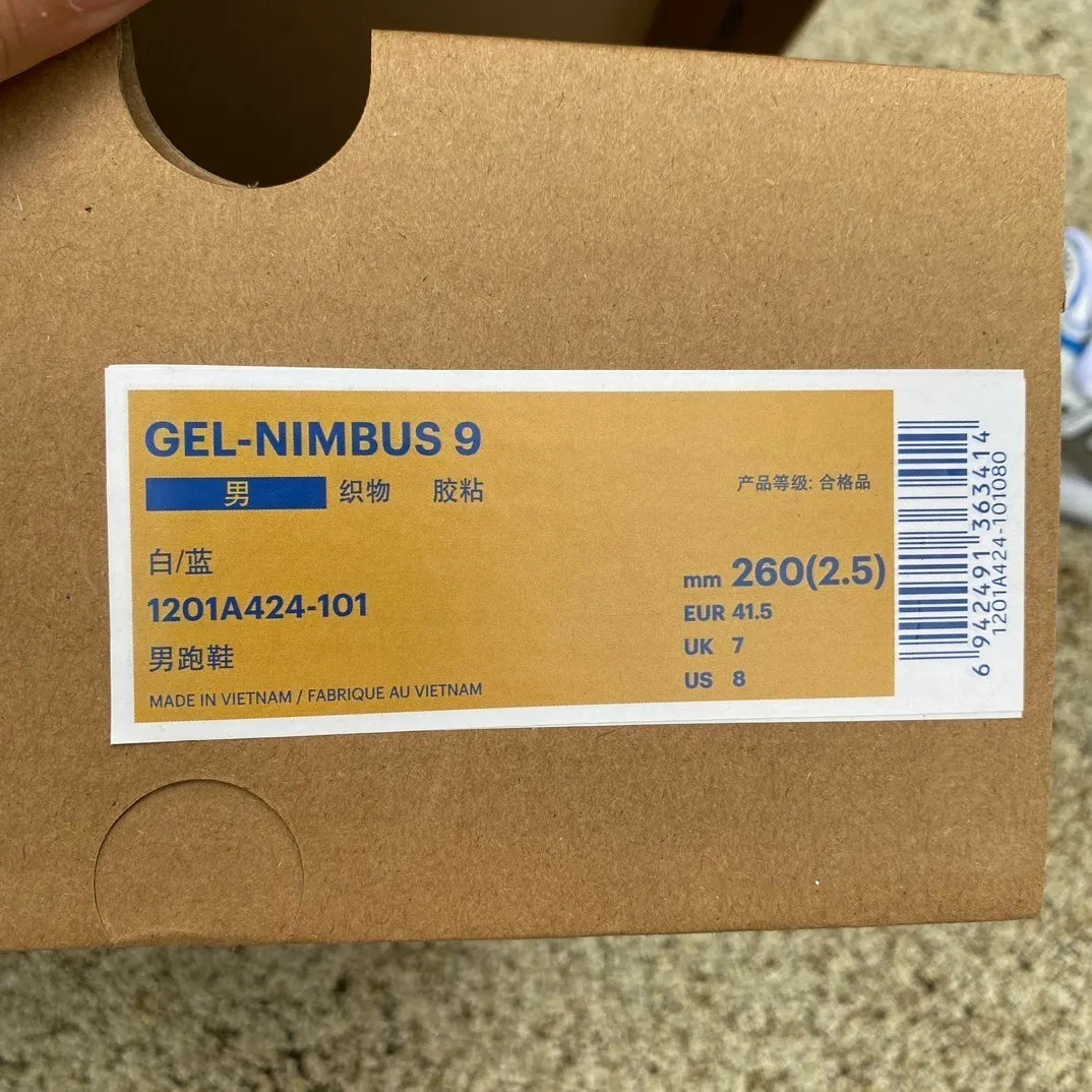 AS Gel Nimbus 24 9 White Lake Drive Shoes Sneakers - as0000024 image 10