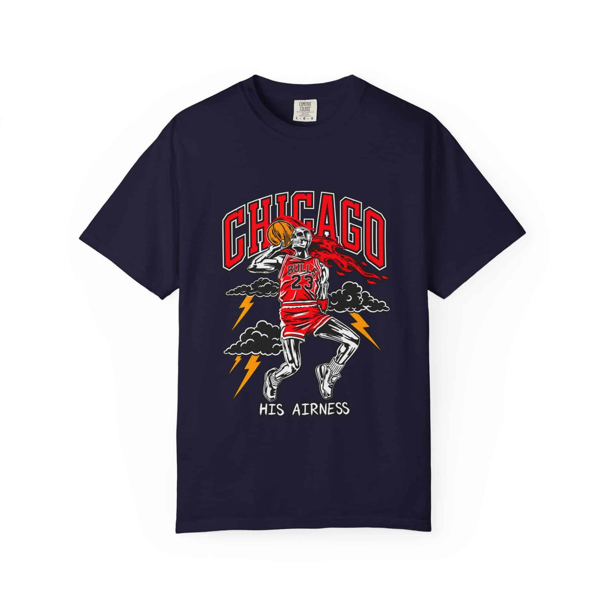 Graphic Print  Unisex Garment-Dyed T-shirt - POD0038 image
