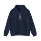 Skull Luxury Hooded Sweatshirt - 4XL, Navy image