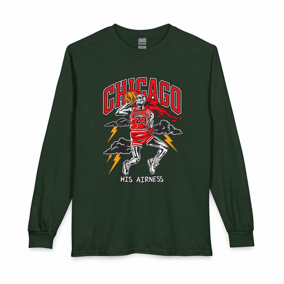 Graphic Print Long Sleeve T-Shirt - POD0038 image 24