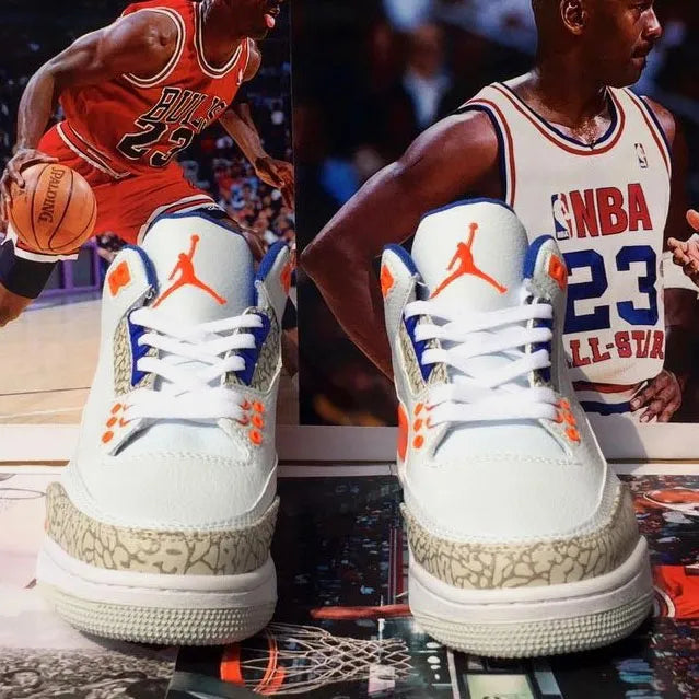 Air Jordan 3 Retro Knicks Shoes Sneakers - nk0000100 image 5