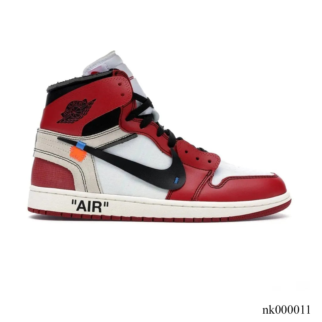 OW x Air Jordan 1 High Chicago Shoes Sneakers – nk000011 image 0