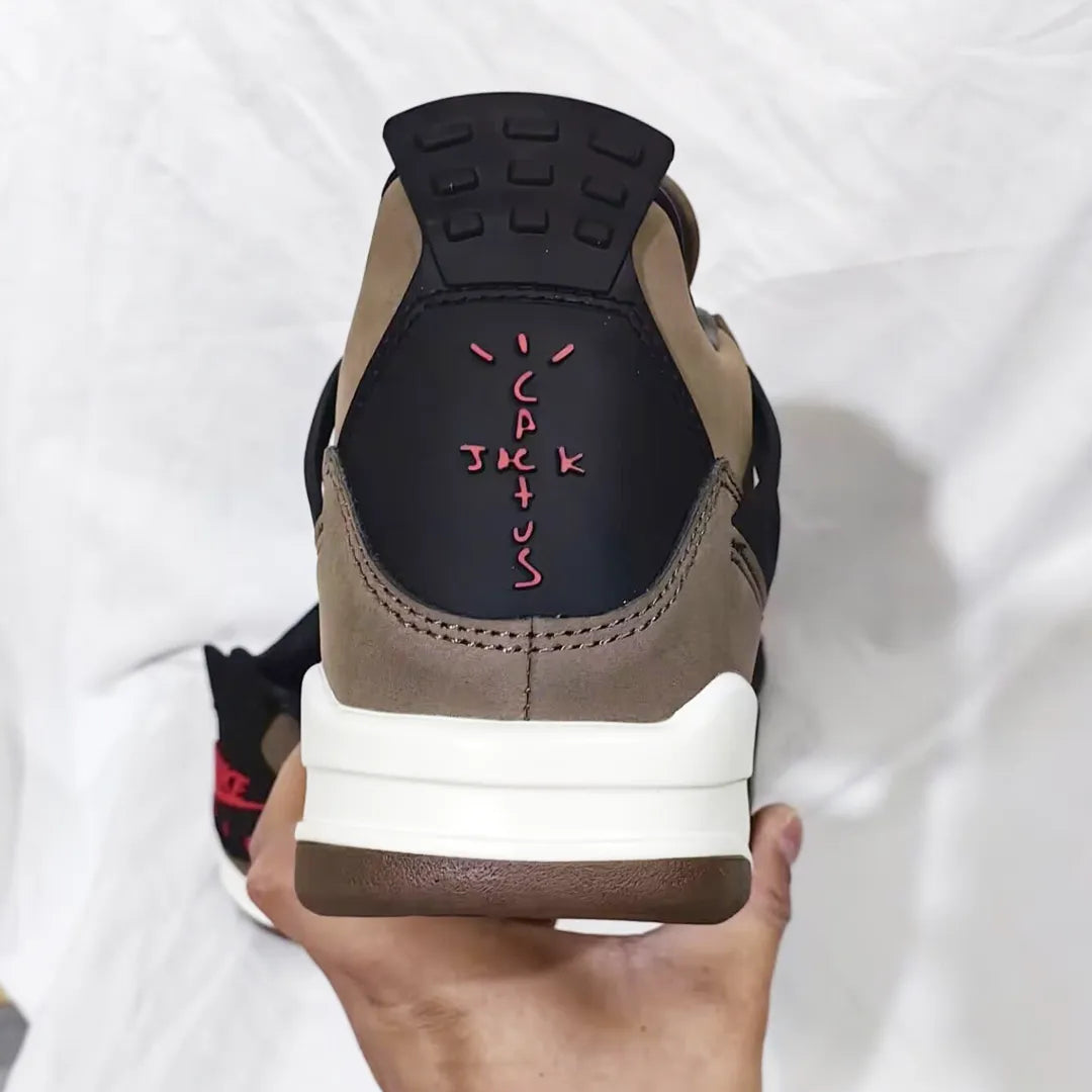 Travis Scott x Air Jordan 4 Olive Shoes Sneakers - nk0001765 image 4