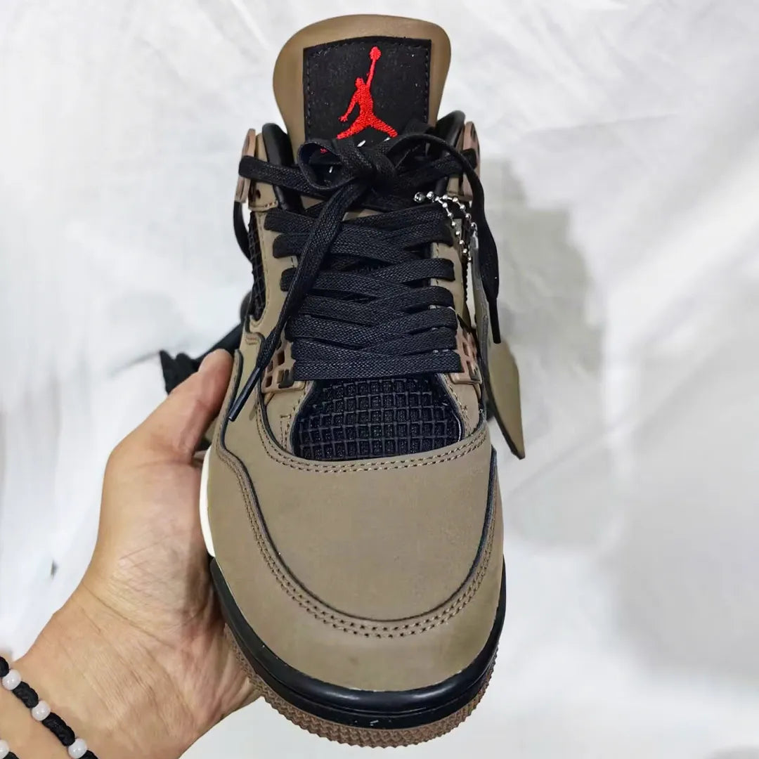 Travis Scott x Air Jordan 4 Olive Shoes Sneakers - nk0001765 image 3
