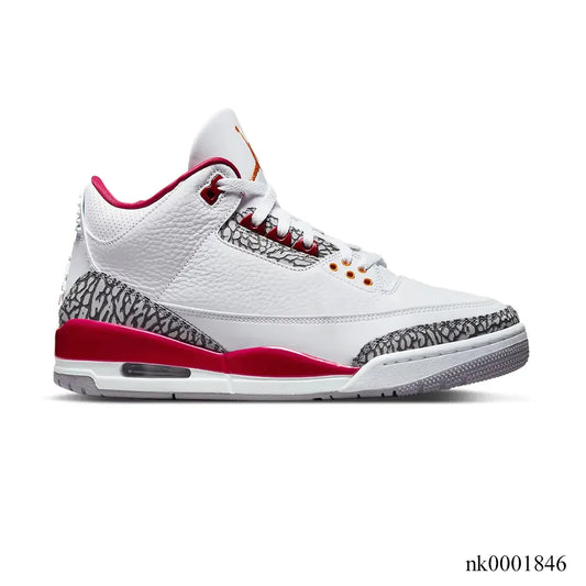 Air Jordan 3 Retro Cardinal Red Shoes Sneakers - nk0001846 image 0