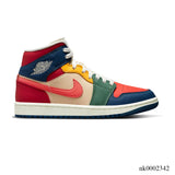 Air Jordan 1 Mid SE Multi Color Shoes Sneakers - nk0002342 image 0