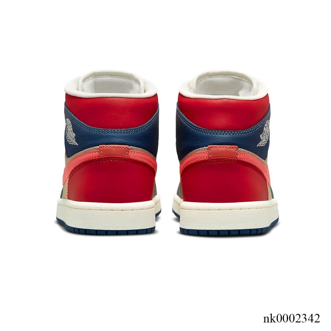 Air Jordan 1 Mid SE Multi Color Shoes Sneakers - nk0002342 image 4
