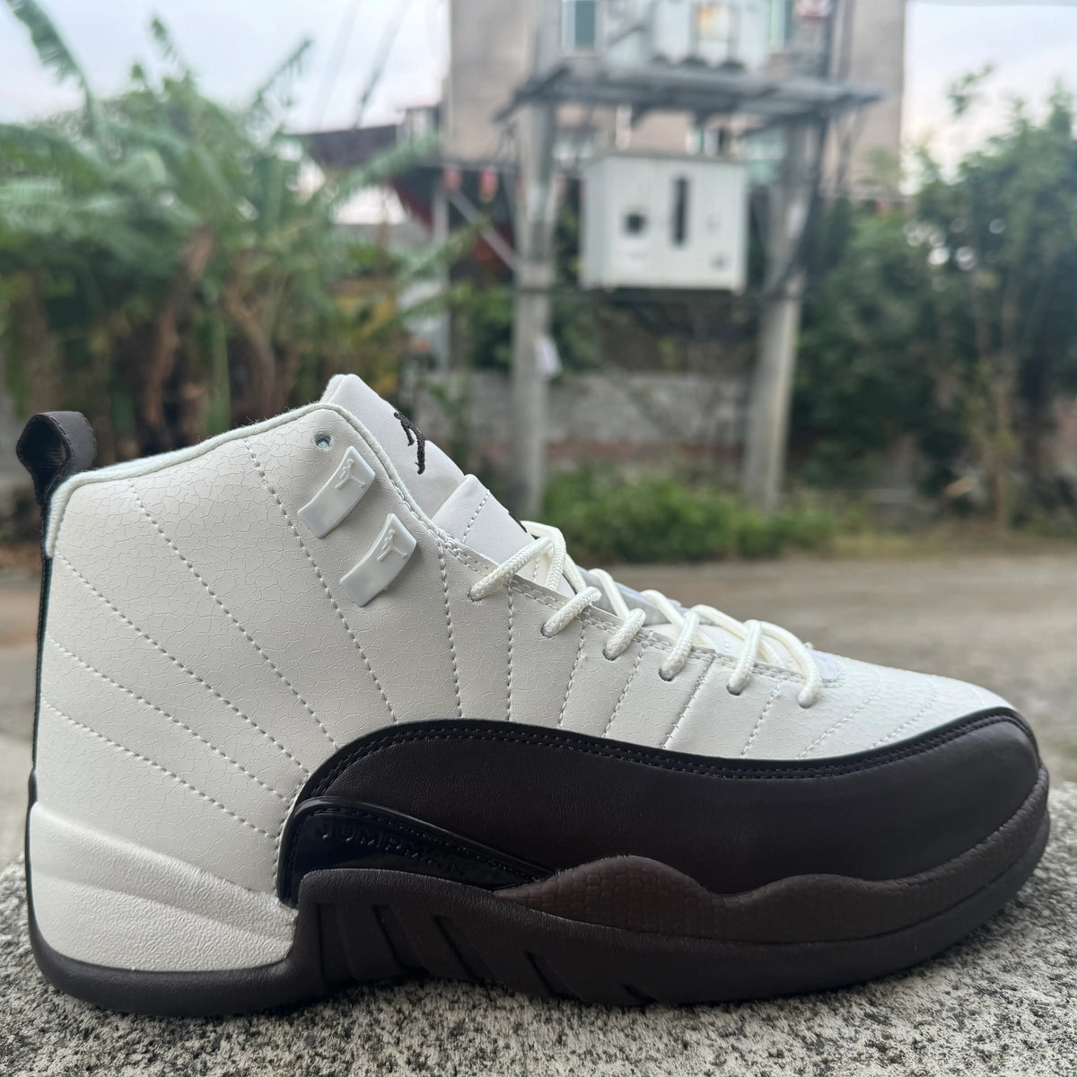 SoleFly x Air Jordan 12 Cafecito/Baroque Brown Shoes Sneakers - nk0004199 image 6