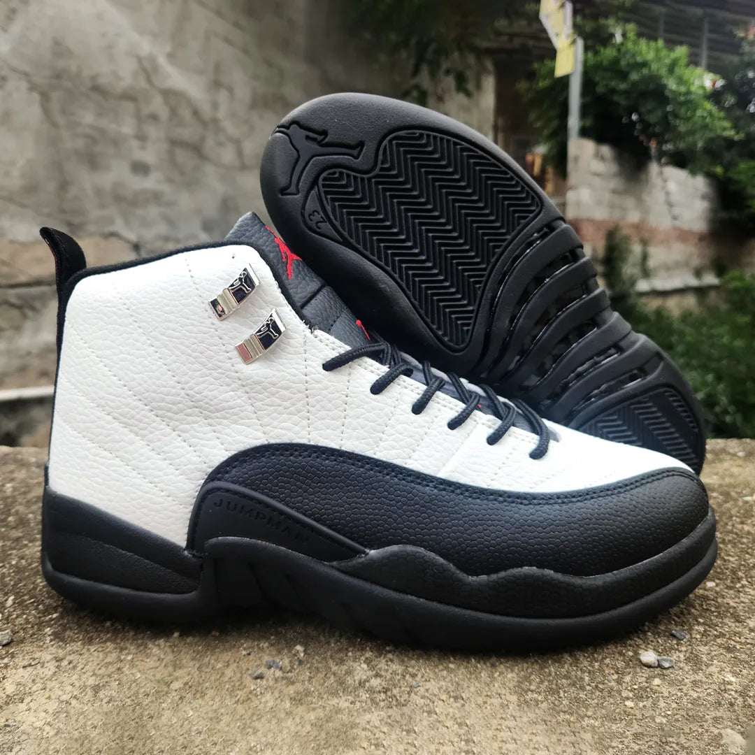 Air Jordan 12 Black Tongue Taxi Sample Shoes Sneakers – nk0004472 image 4
